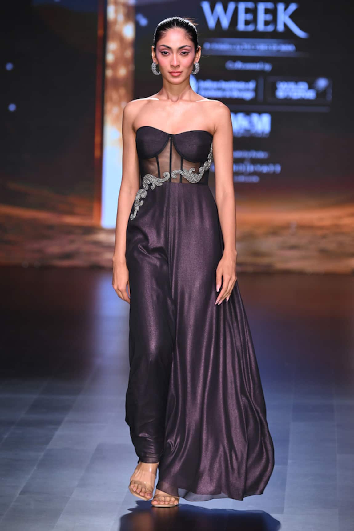 Tisharth by Shivani Strapless Jumpsuit 