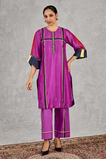 Shivani Bhargava Block Print Kurta & Pant Set 