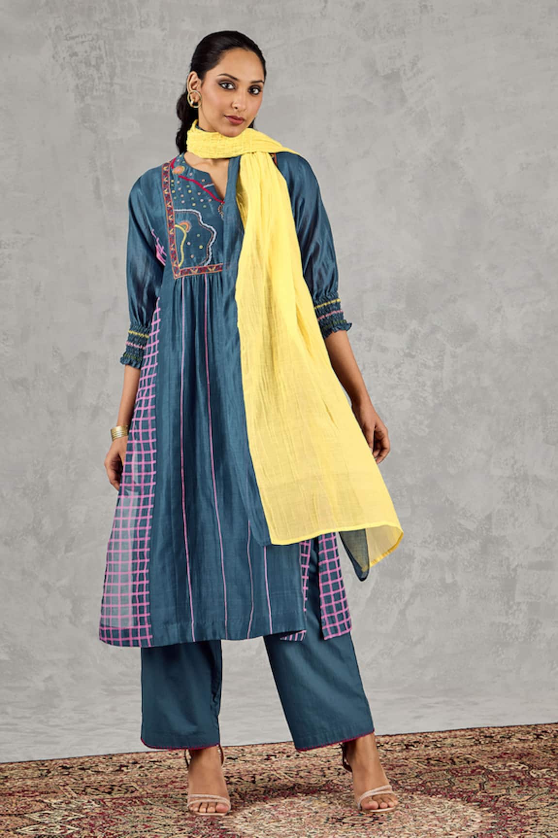 Shivani Bhargava Hand Embroidered Kurta Set 