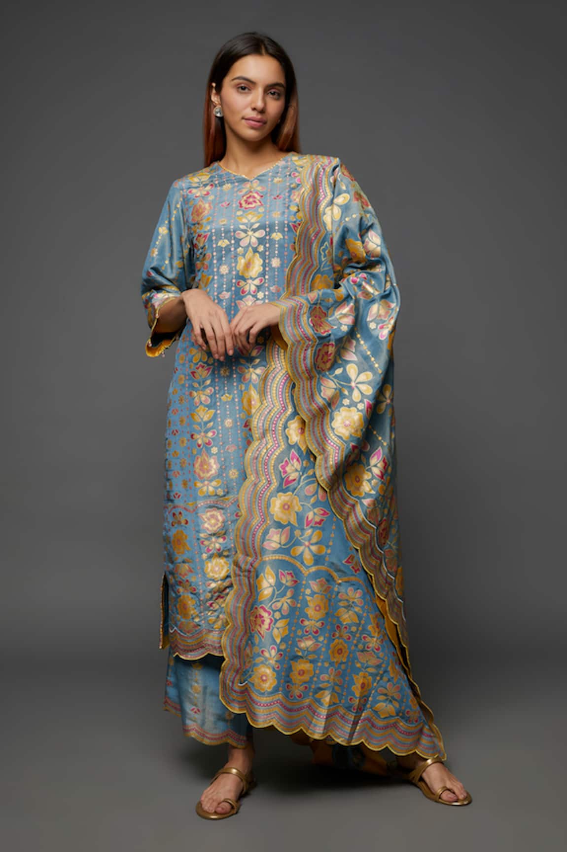 I Am Design Bloom Print Kurta Set 