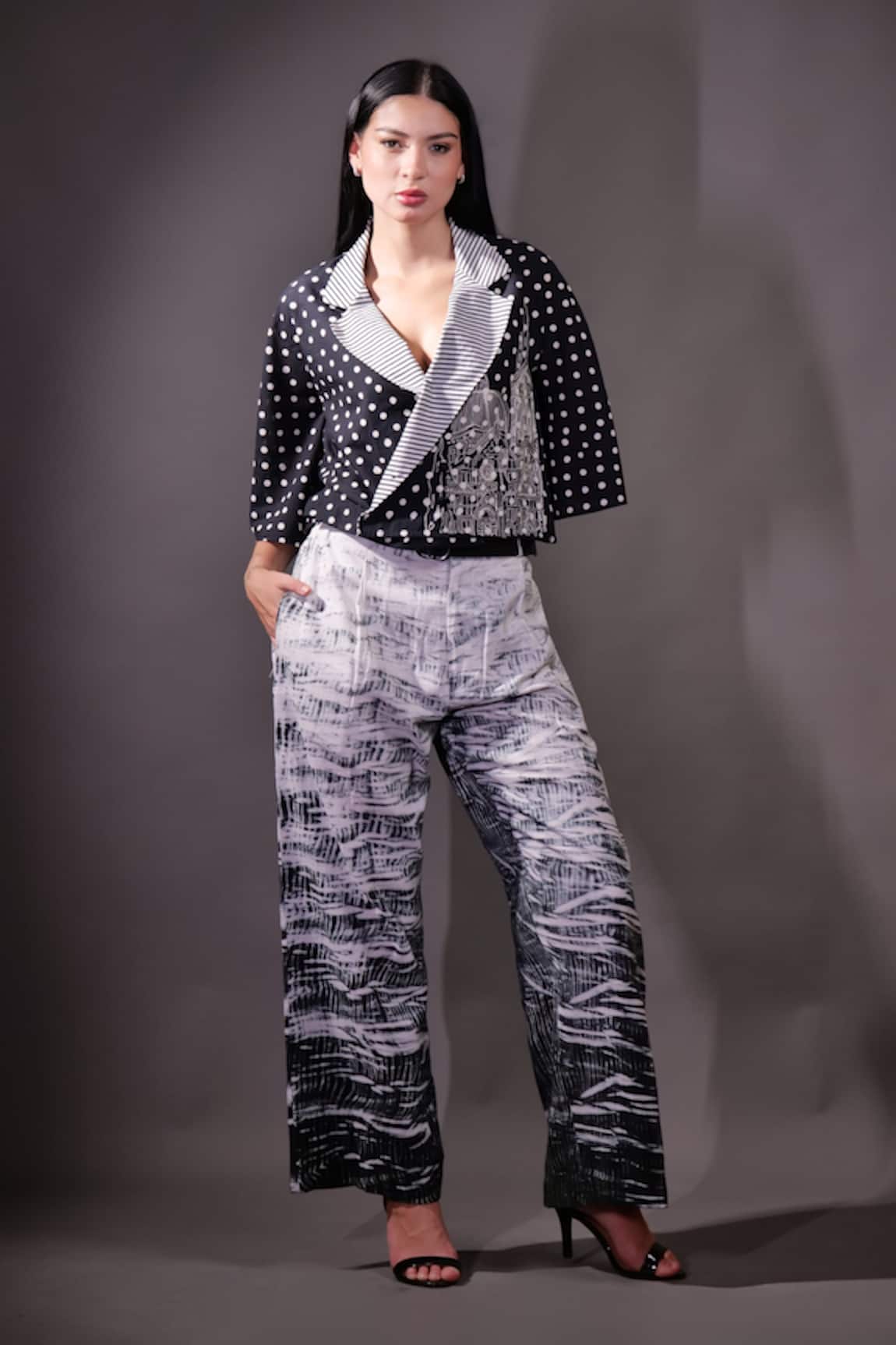 Rahul Singh Kantha Embroidered Shirt & Trouser Set 