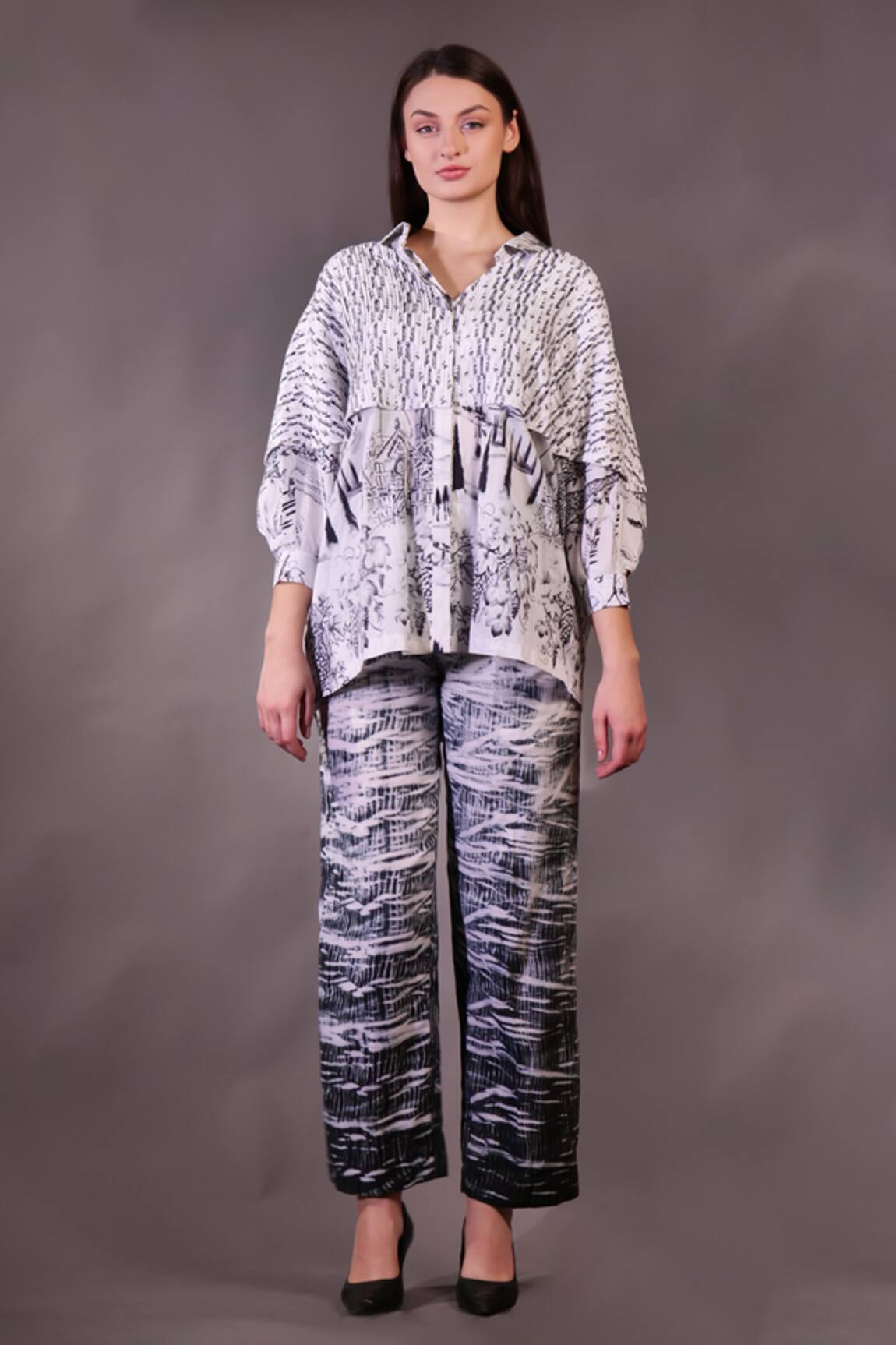 Rahul Singh Block Print Shirt & Pant Set 