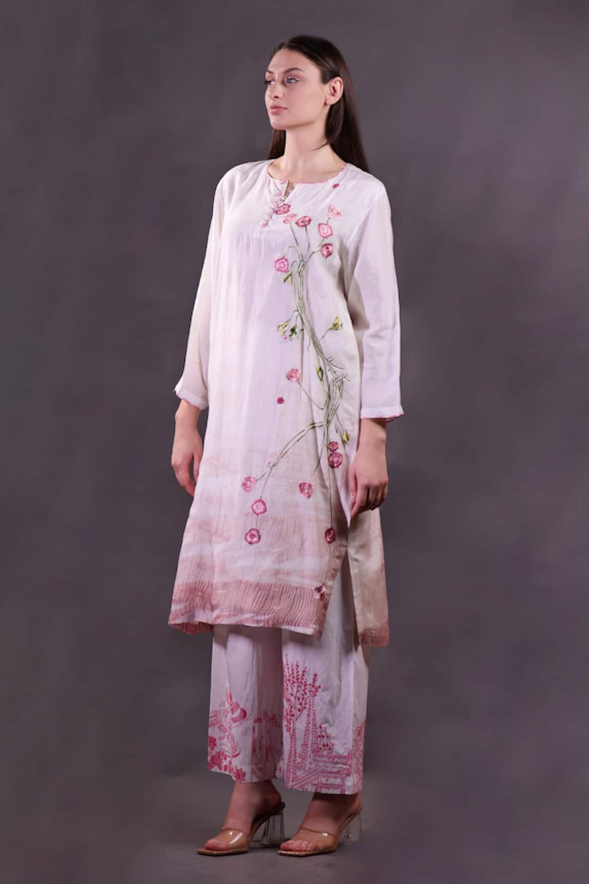 Rahul Singh Hand Embroidered Kurta & Trouser Set 