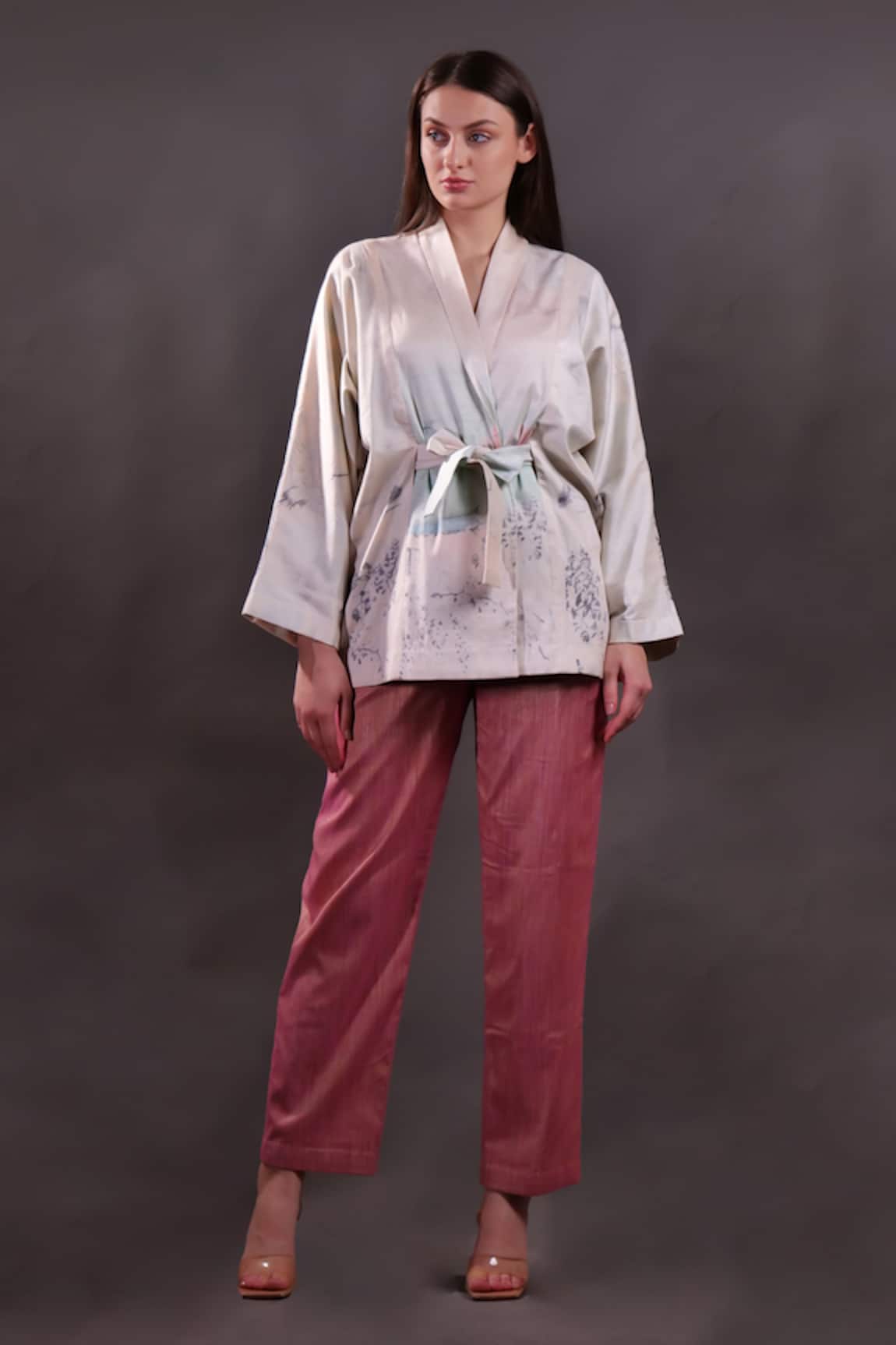 Rahul Singh Printed Shacket & Trouser Set 