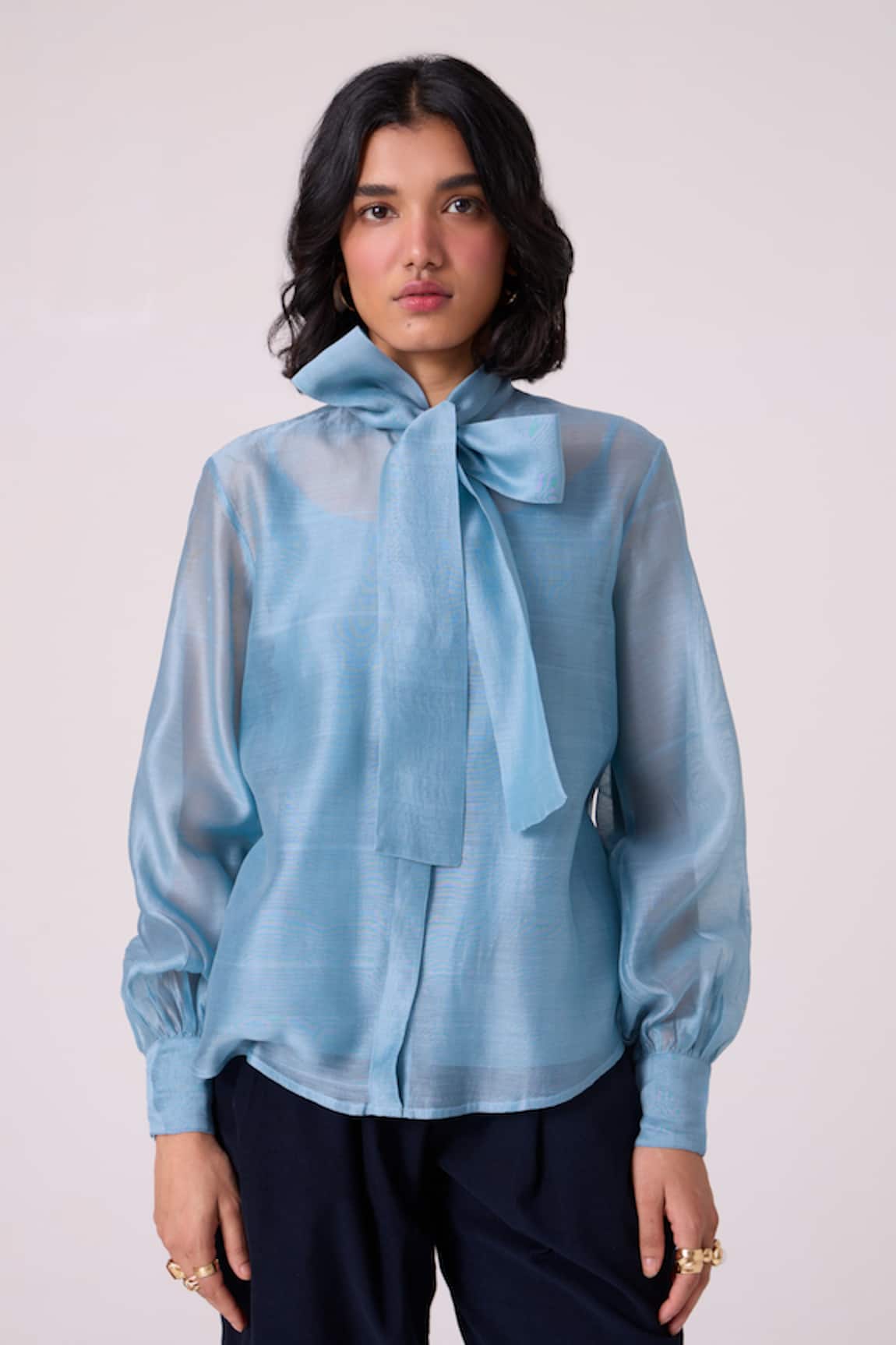 The Summer House Pavel Chanderi Handwoven Shirt 