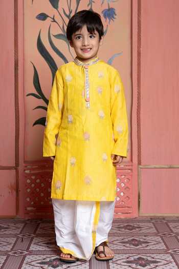 Kirti Agarwal - Pret N Couture Embroidered Kurta & Dhoti Pant Set