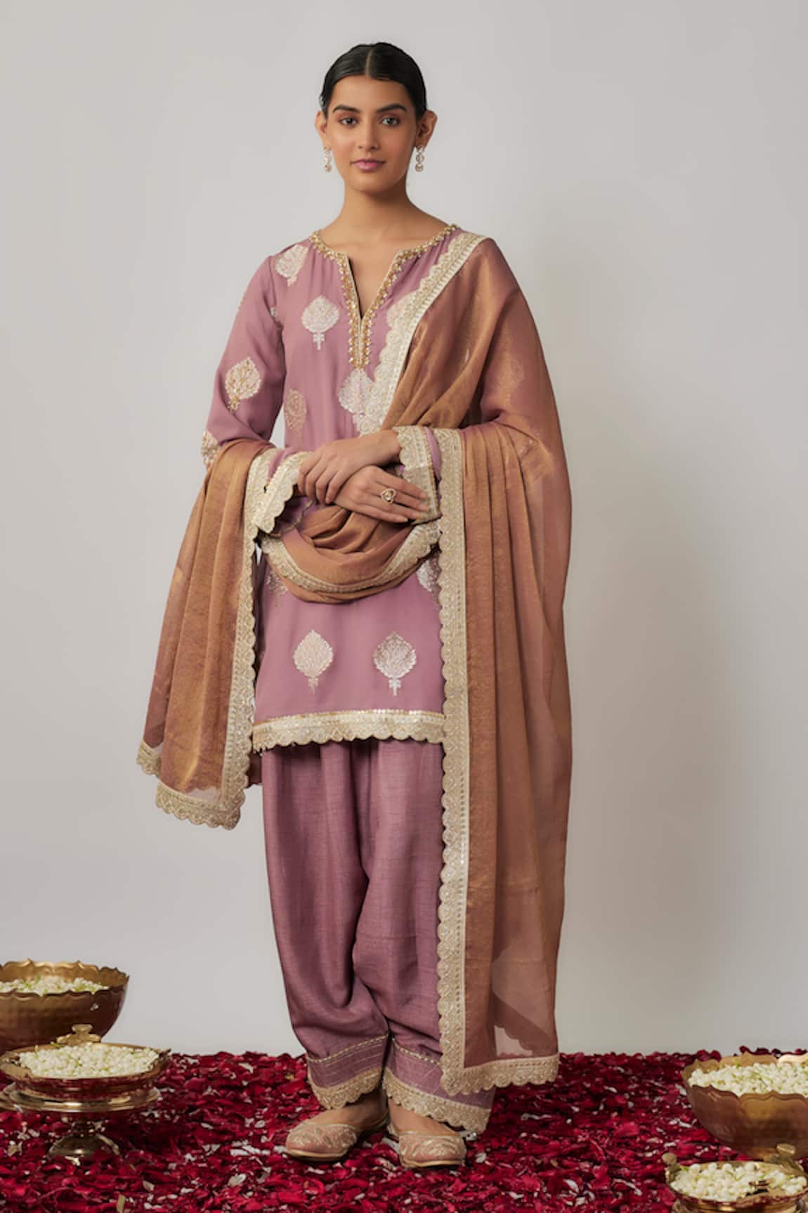 Renee label Samira Embroidered Kurta Salwar Set