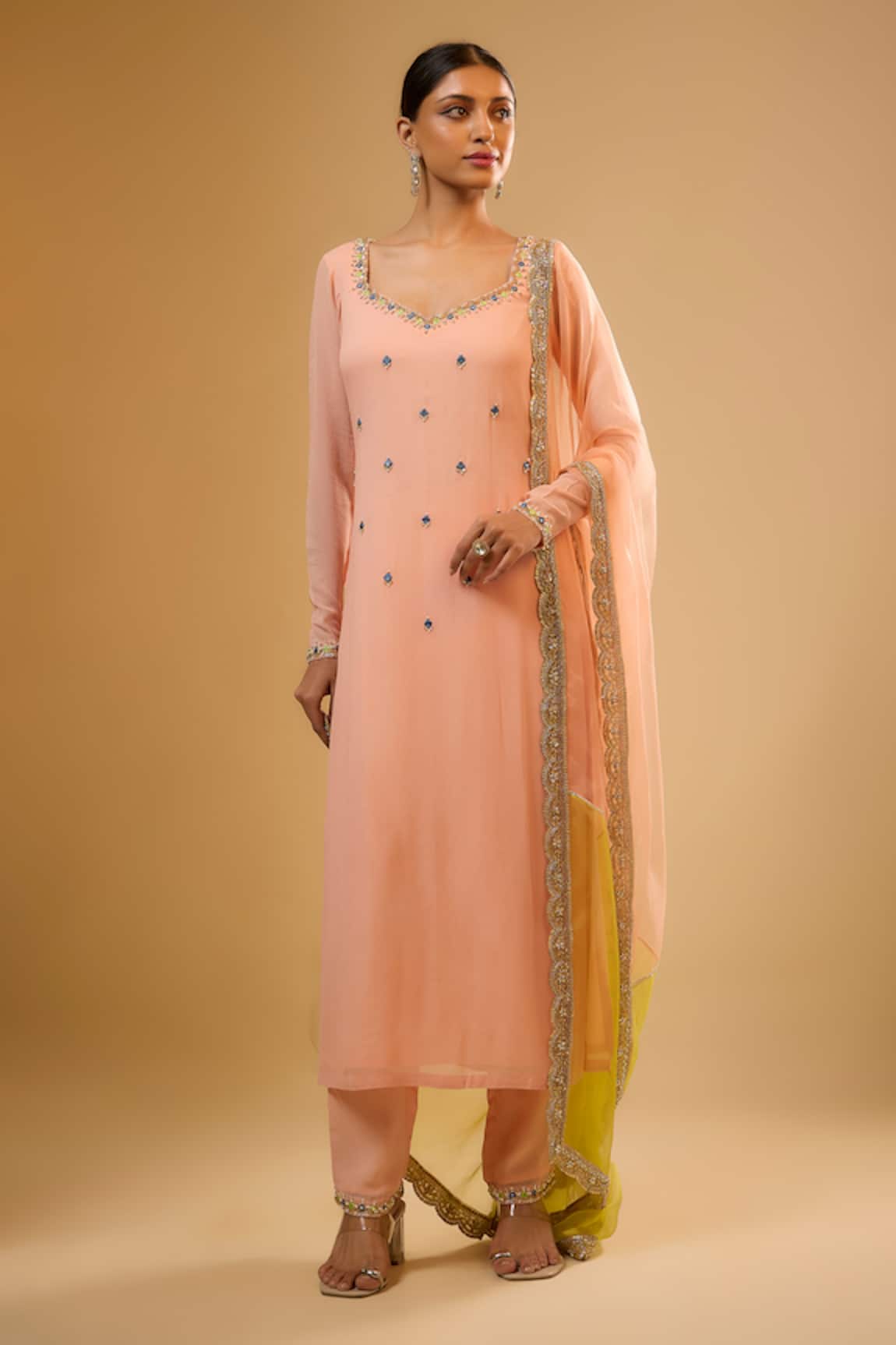 Renee label Roohi Mirror Work Kurta Set