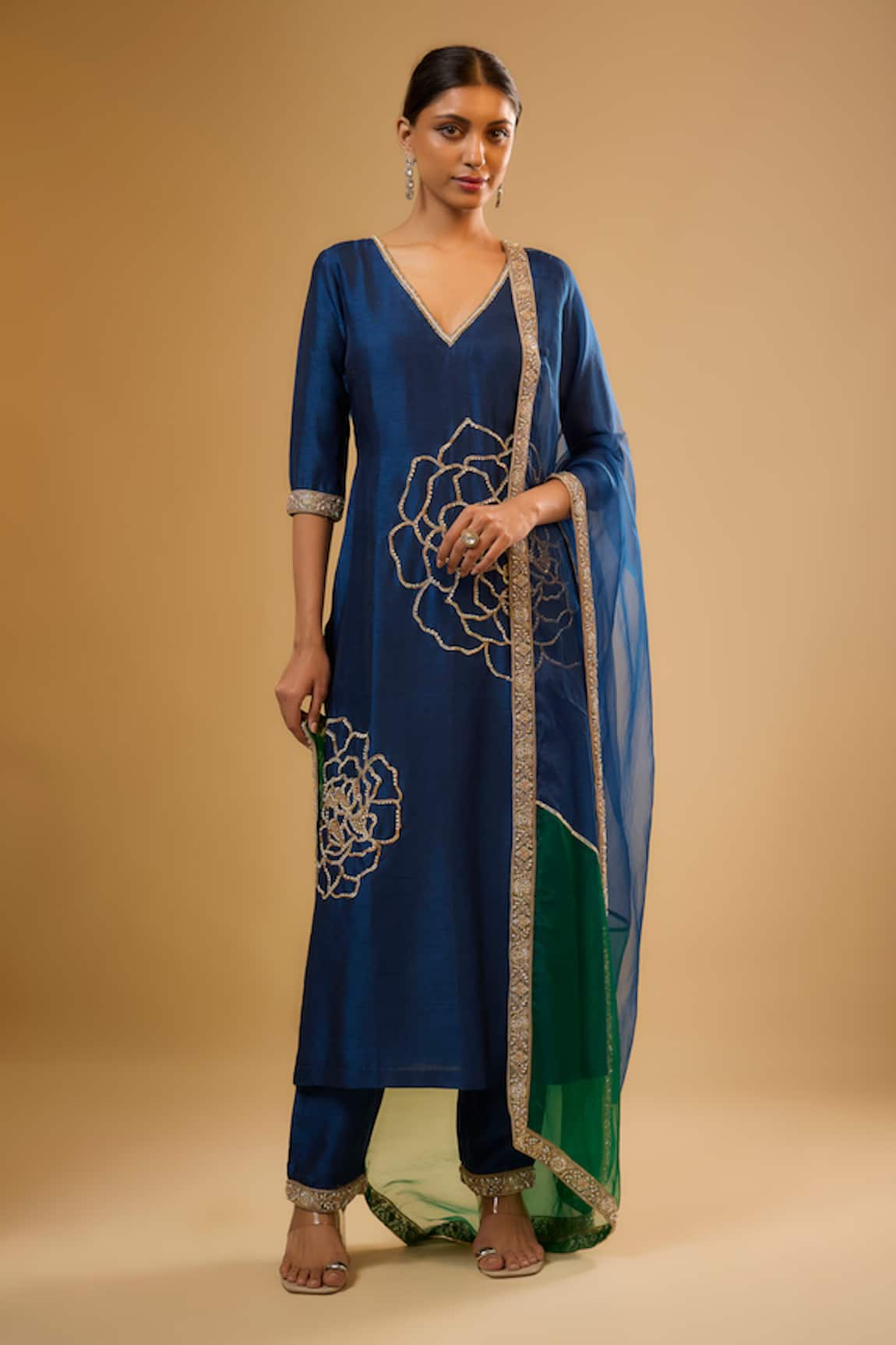 Renee label Reet Embroidered Kurta Set