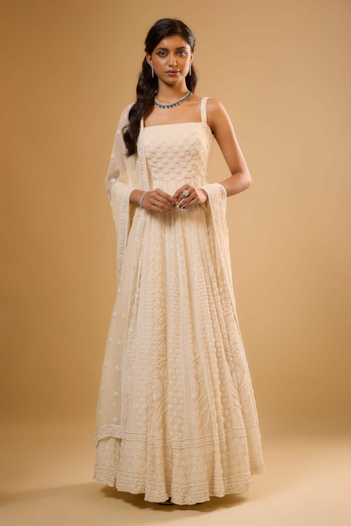 Renee label Tridha Embroidered Anarkali With Dupatta 