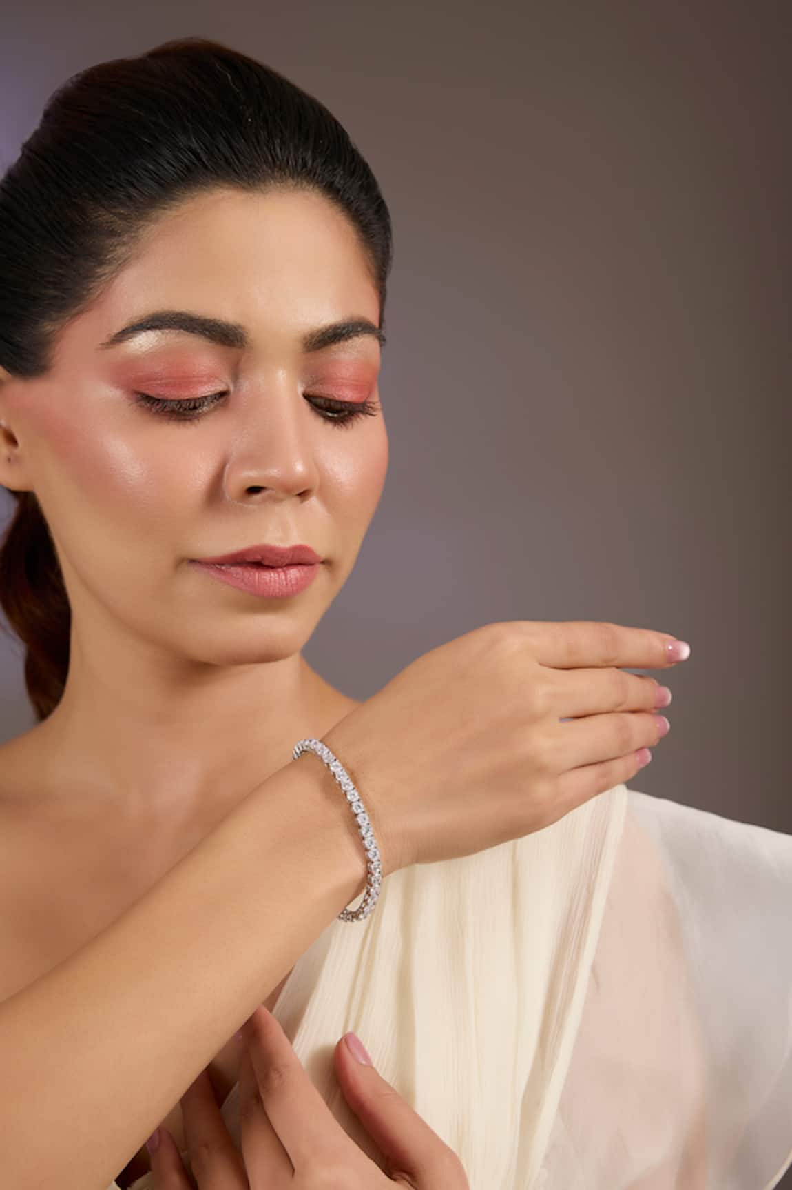 Vivinia By Vidhi Mehra Imitation Diamond Embellished Bracelet 