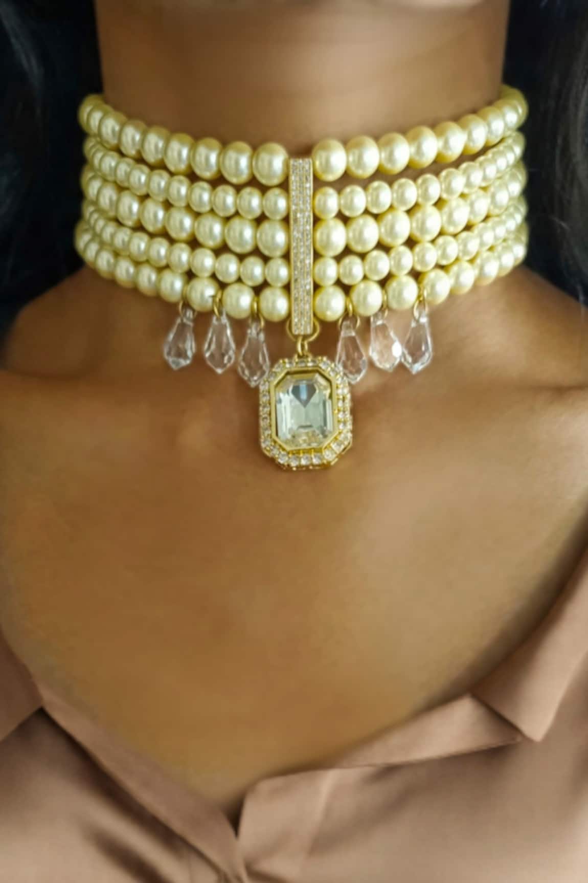 Bblingg Araana Pearl Crystal Necklace 