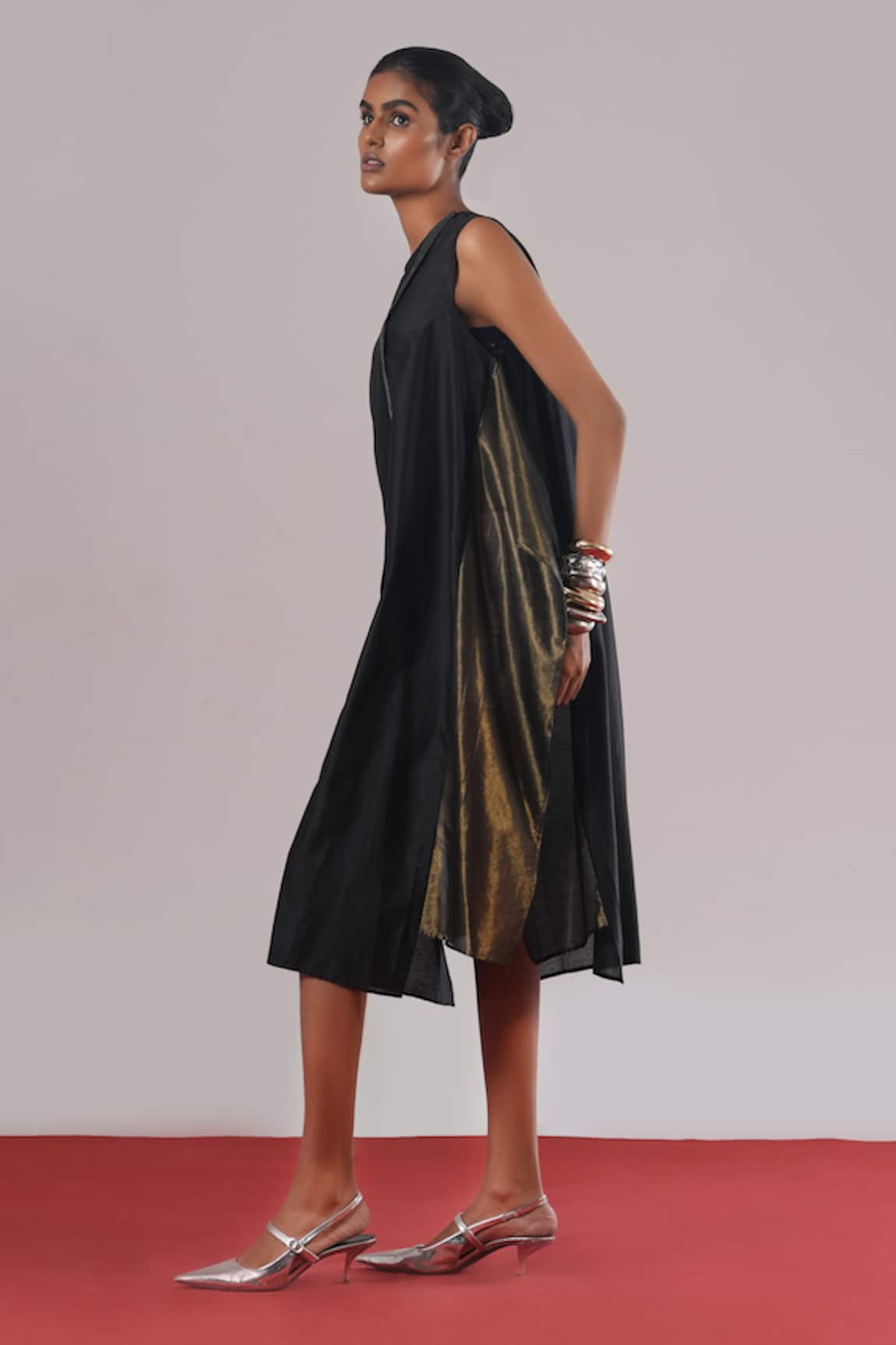 Urvashi Kaur Michi Embroidered Midi Dress 