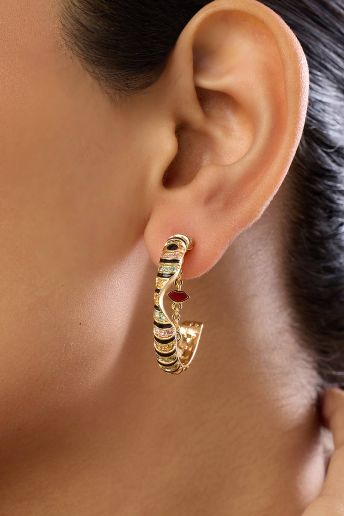 Isharya Illusia Statement Earrings 