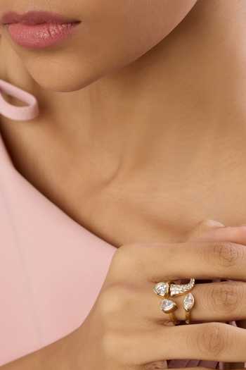 Isharya Dalienne Statement Stackable 2 Rings 