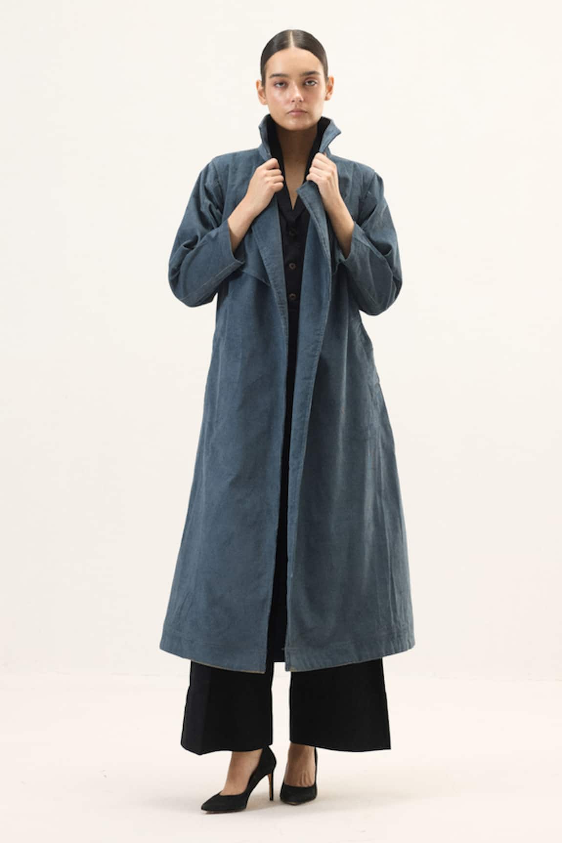 Kharakapas Deep Tide Trench Coat 