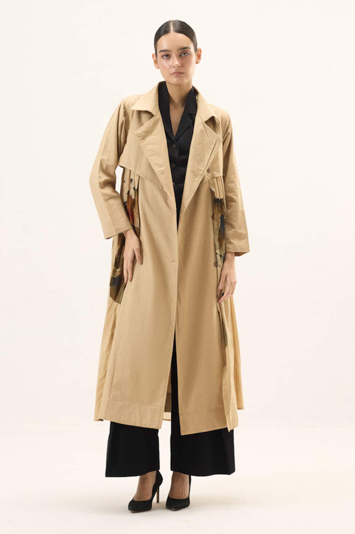 Kharakapas Bare Earth Trench Coat 