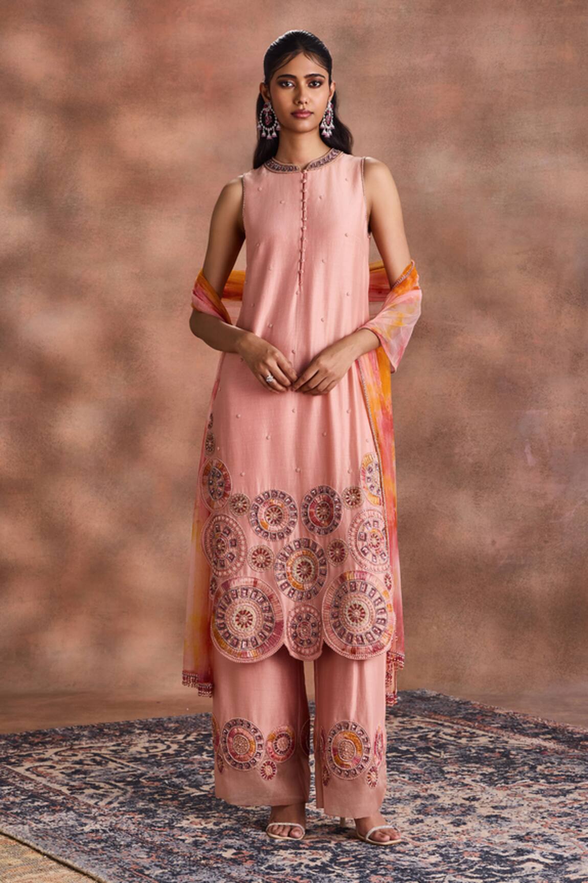 Supria Munjal Circular Embroidered Kurta Set 
