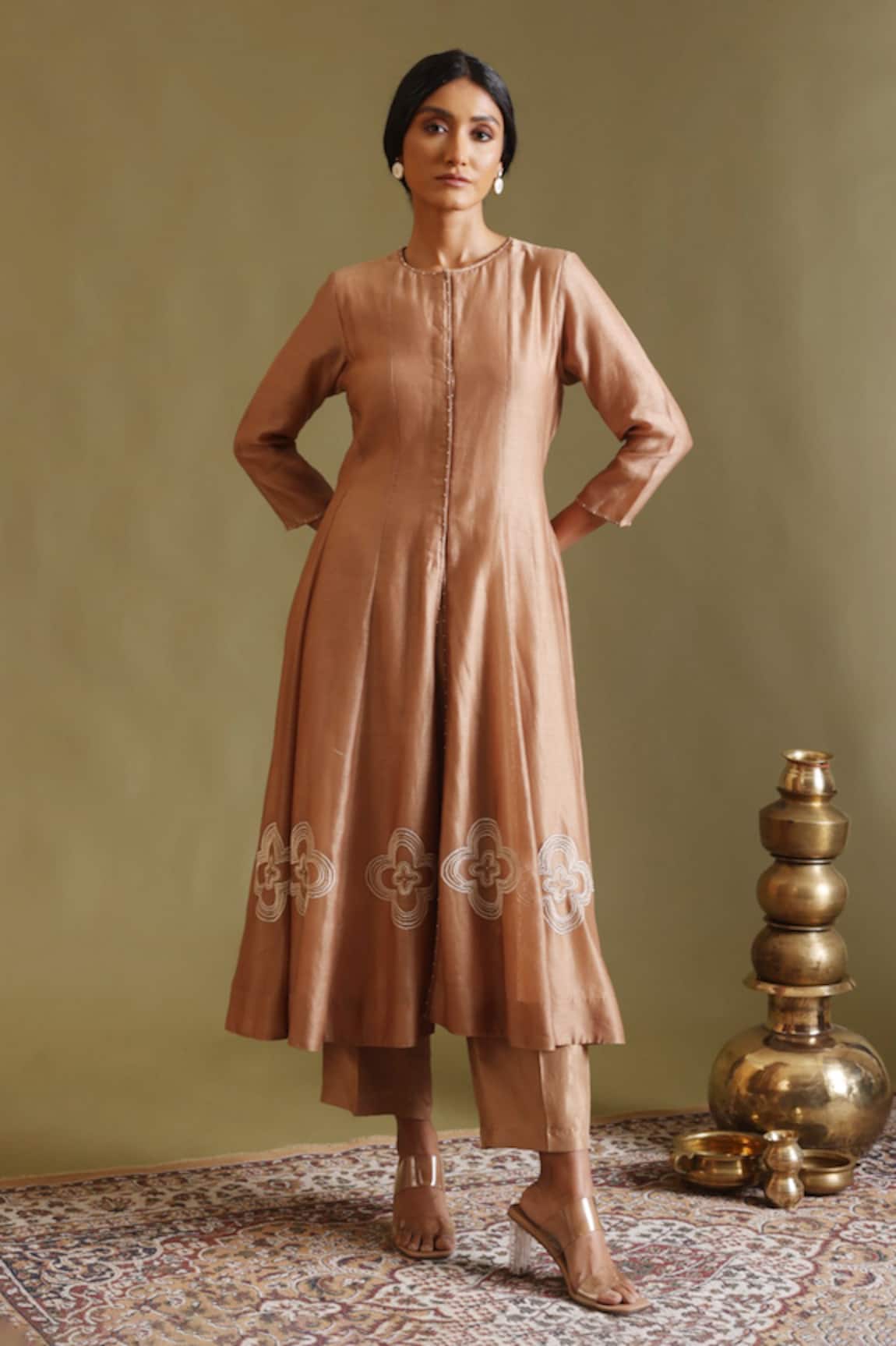 Chokhi Chorri Anaya Embroidered Anarkali With Pant 