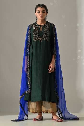 Medha Embroidered Tunic Pant Set 