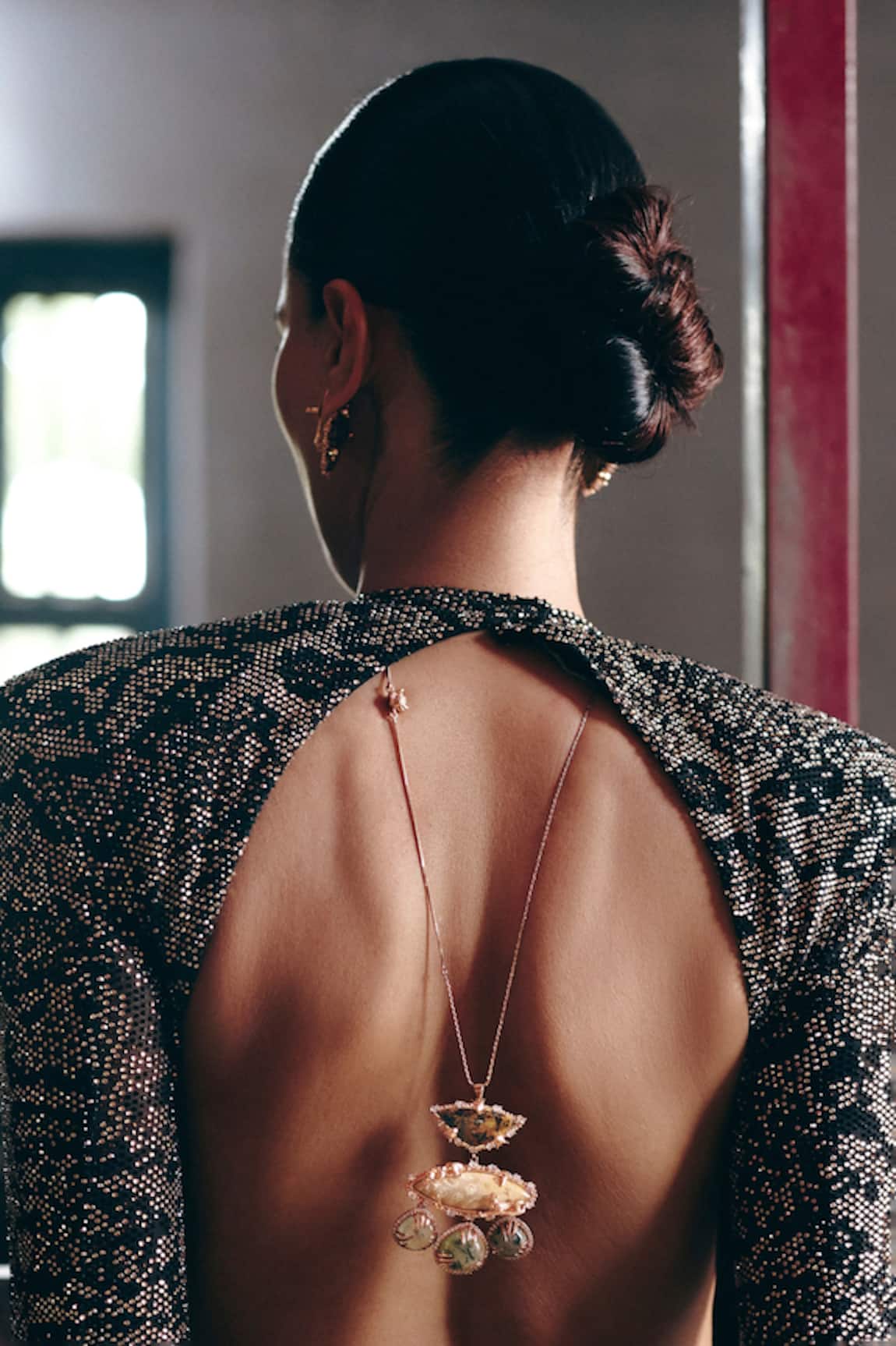 Outhouse Trinity Of Leopards Regal Pendant 