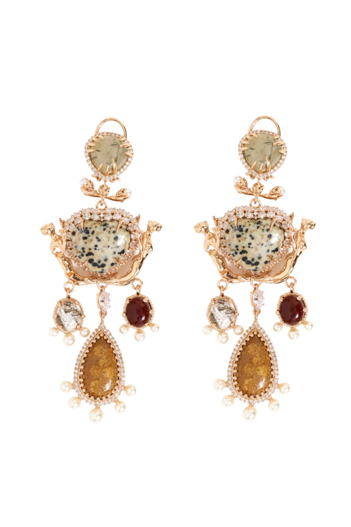 Outhouse The Wild Empress Statement Earrings 