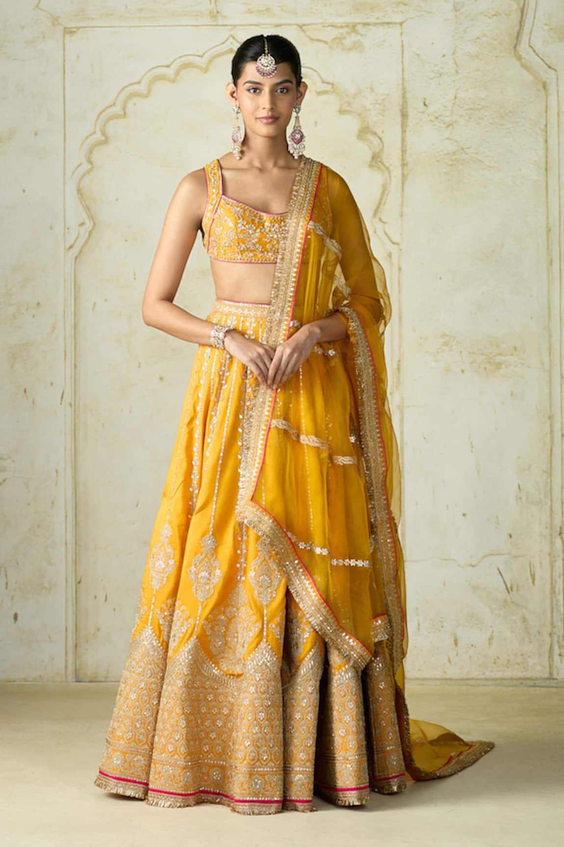 Gopi Vaid Samia Embroidered Lehenga Set