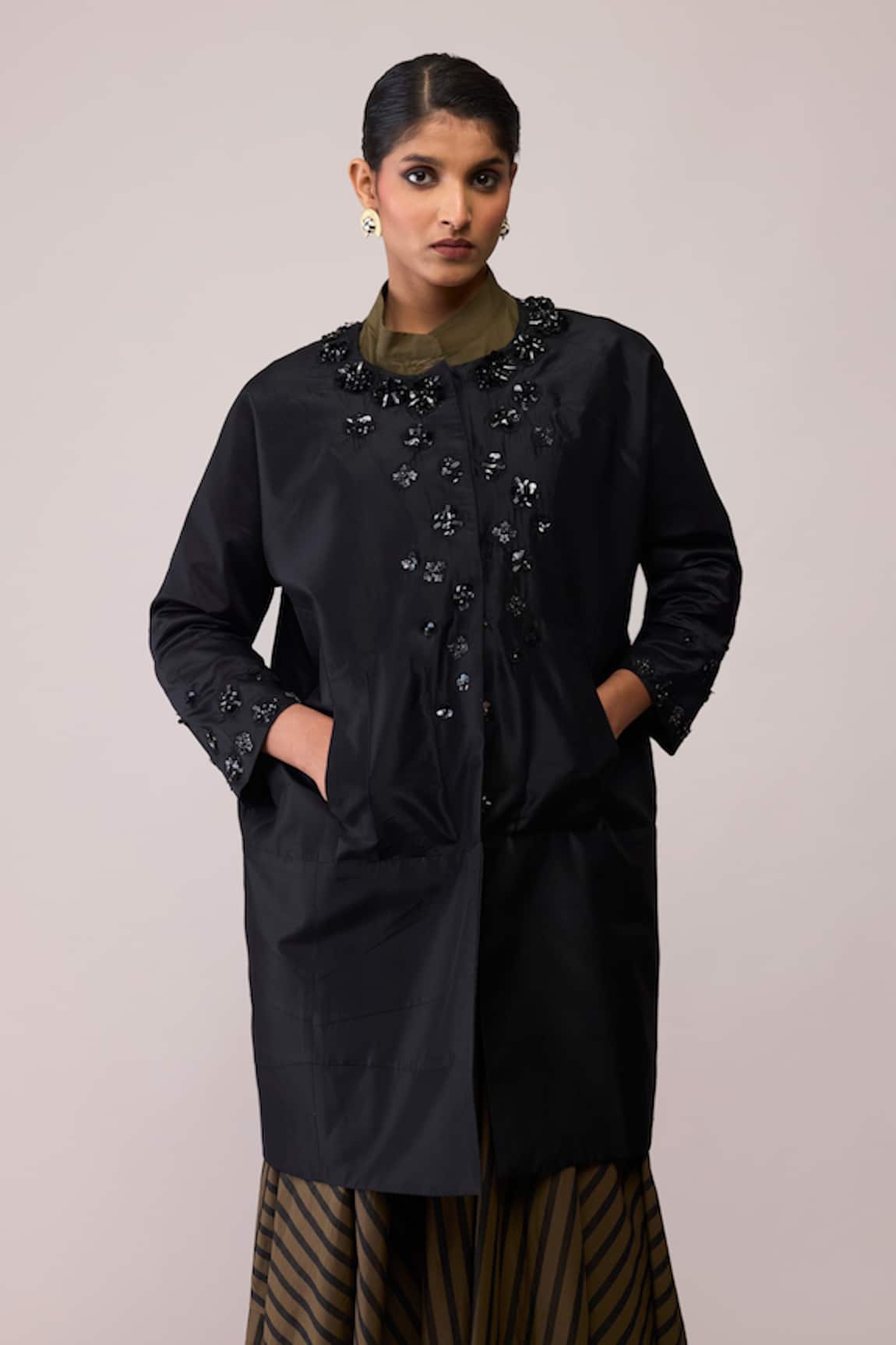 Bunka Diana Embroidered Long Jacket 
