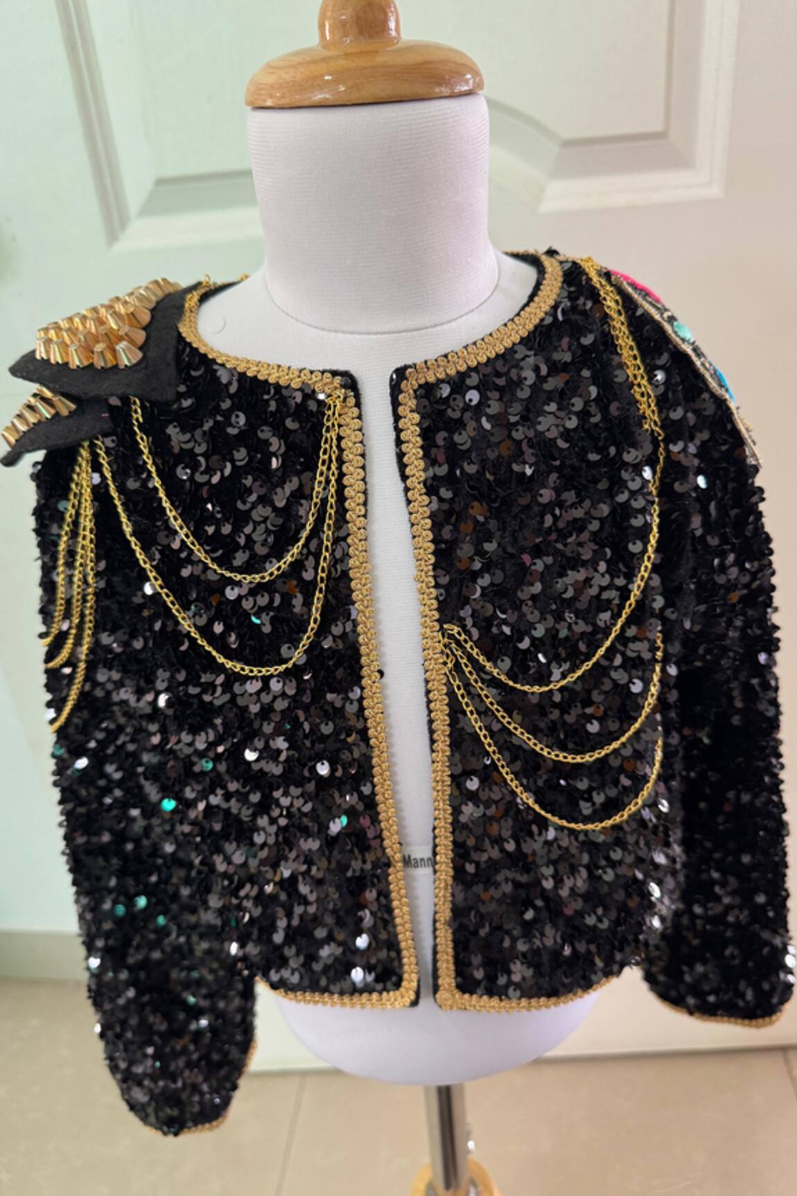 Ruchika Lath Label K Pop Sequin Embroidered Jacket 