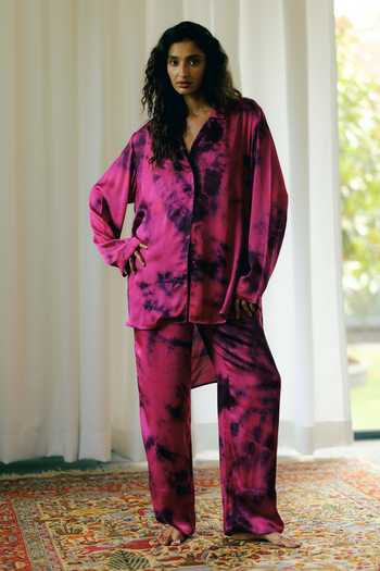 Ituvana Liya Tie Dye Shirt & Pant Set 