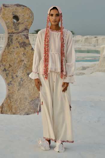 Ahmev Thiri Embroidered Pant 