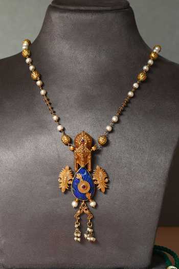 Mero Jewellery Handmade Lapis Pendant Necklace 