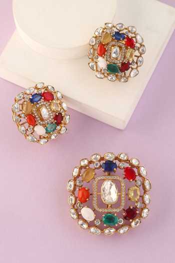 Mero Jewellery Handcrafted Pendant & Earrings Set 