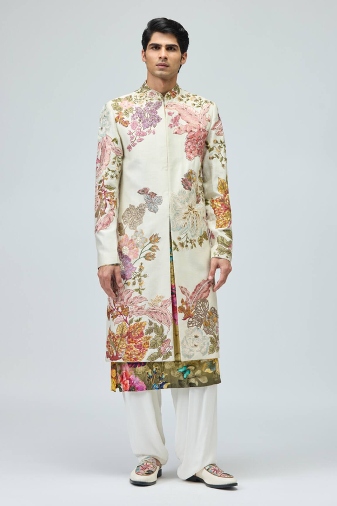 Varun Bahl Embroidered Sherwani Set 