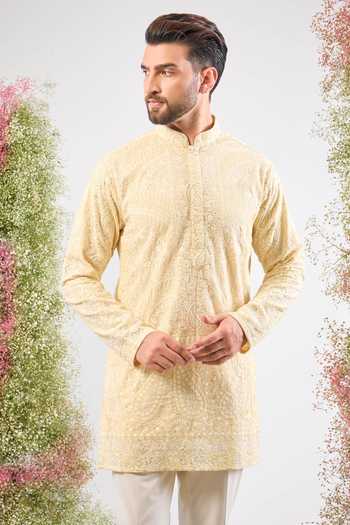 Kasbah Chikankari Embroidered Kurta 