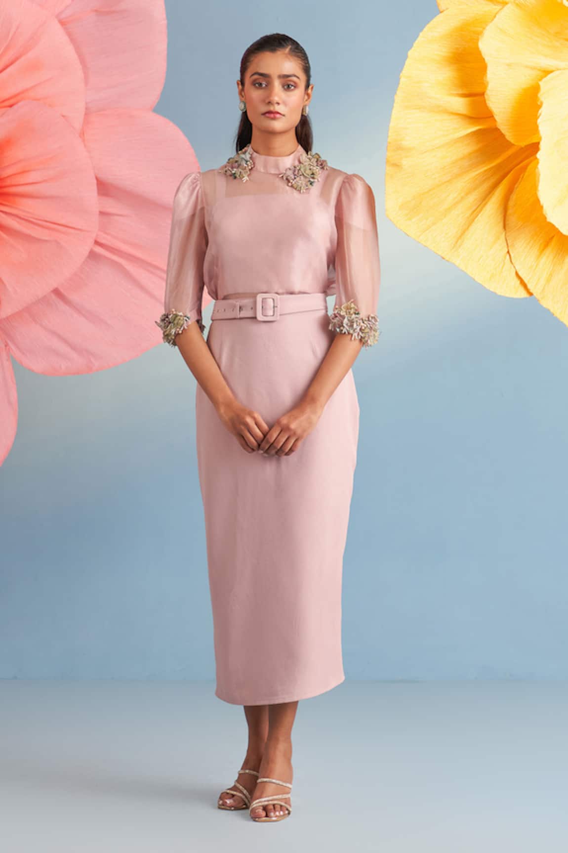 Parul And Preyanka Daphne Embroidered Top Skirt Set 