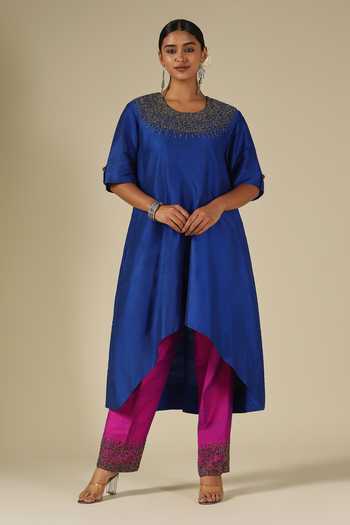LATHA PUTTANNA Beaded Embellishment Kurta Set 