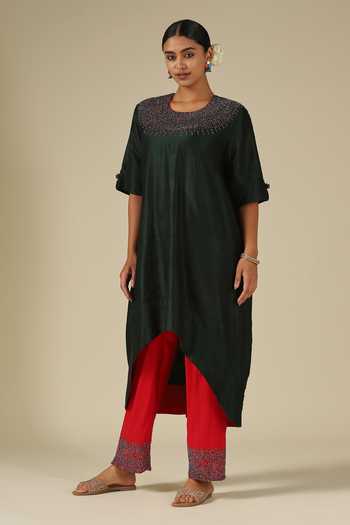 LATHA PUTTANNA Beads Embellishment Kurta Set 
