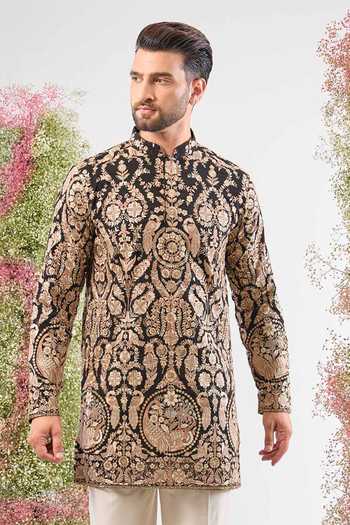 Kasbah Zari Embroidered Short Kurta