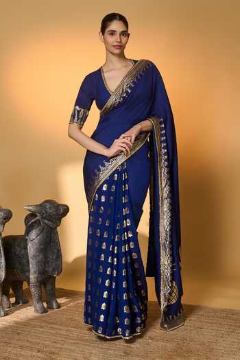 Masaba Amber Arches Saree With Unstitched Blouse Piece 