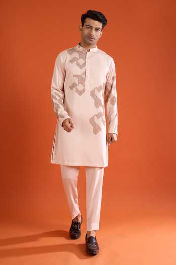 Qbik Geometric Pattern Kurta Set