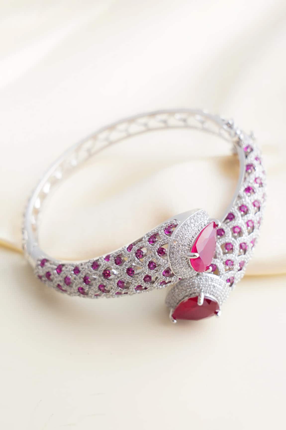 MRJEWELS Regalia Embellished Cuff Bracelet 