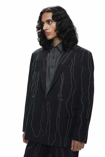 Countrymade Embroidery Cotton Denim Blazer 