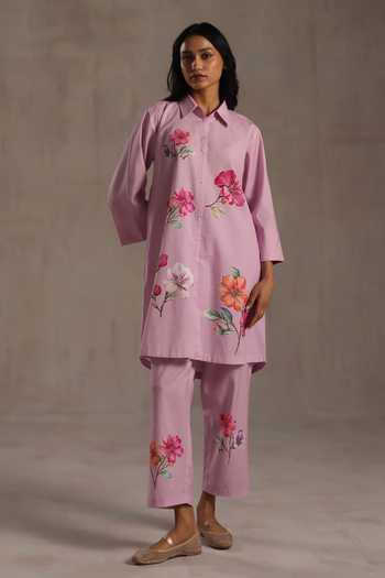 Roza Louise Placement Printed Kurta & Pant Set 