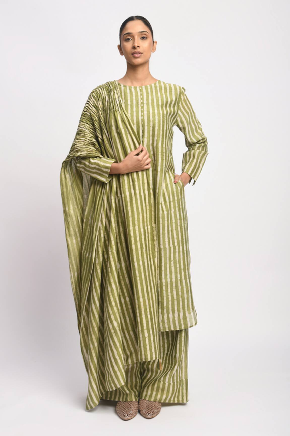 JAYATI GOENKA Earth Printed Kurta Set 