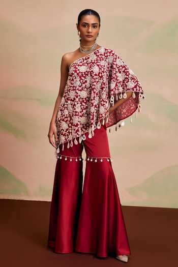 Evra By Nikita Pearl Work Cape & Gharara Set