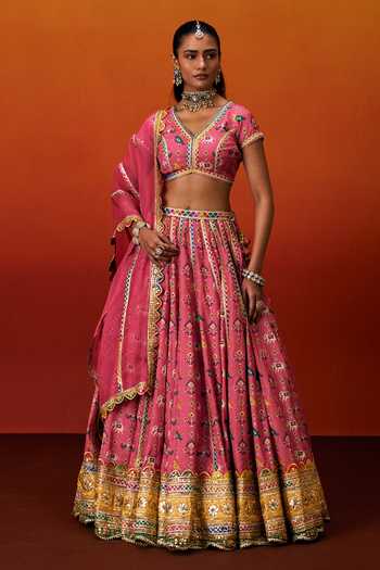 Evra By Nikita Patola Print Lehenga Set