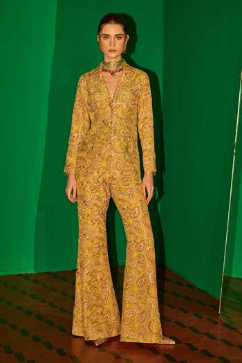 Evra By Nikita Threadwork Embroidered Blazer & Pant Set