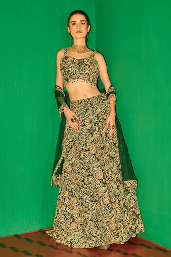 Evra By Nikita Paisley Embroidered Lehenga Set