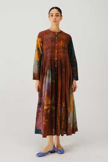 Cord Frida X Ray Print Dress 